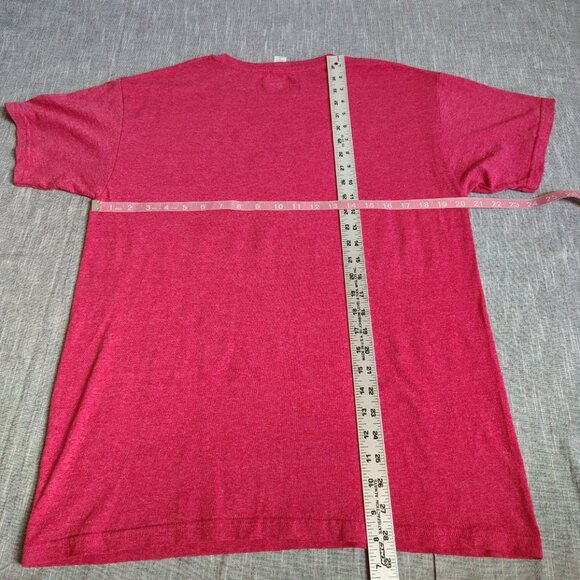 Super Mario Brothers Nintendo T-Shirt Size Medium Red Heathered Retro Casual 90s - Picture 7 of 11